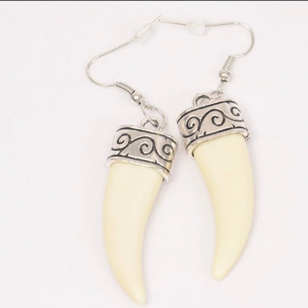“Ivory” Tusk Earrings